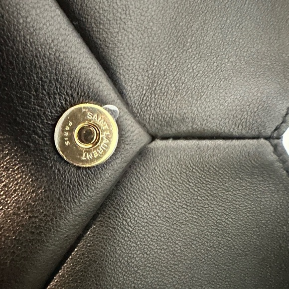 SAINT LAURENT CASSANDRE LEATHER CLUTCH - Picture 4 of 14